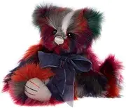 [Charlie Bears] Piggledy | 2023 Teddy Bear Multicoloured Soft Plush Stuffed Toy with Bow Collectable Cute Small