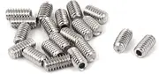 uxcell M2x4mm Cup Point Hex Socket Grub Set Screws 20pcs for Gear