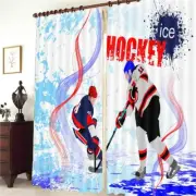 Interesting Ice Sports 3D Blockout Photo Print Curtain Fabric Curtains Window