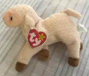 1999 Ty Beanie Baby Ewey the Lamb w/Tags and Protector