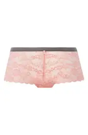 Freya Offbeat Lace Boyshorts in Rosehip at Nordstrom, Size Small