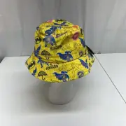 DC Comics Batman Kids Bucket Hat Sun Hat Batman Yellow NWT