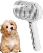Steam Brush for Cats - Pet Comb for Shedding,Soft Bristle Dog Hair Comb for Shedding Cleaning Massaging, Multifunctional Cat Dog Massage Brush