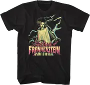 Lightning Bolts Bride Of Frankenstein T-Shirt