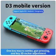 Wireless BT 5.0 Stretchable Game Controller For Mobile Phone Android IOS Gamepad Joystick Eat Chicken Gamepad for PS4 Switch PC Red Blue