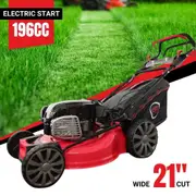BBT 21" Self Propelled 4 Speed 196cc Petrol Electric Start Lawn Mower