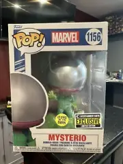 Funko Pop! Mysterio Marvel #1156 GITD Glow Dark EE Exclusive w/ Protector