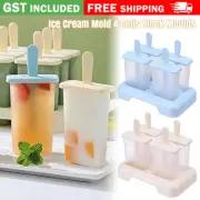 Ice Cream Mold 9Cells Block Moulds Icy Pole Jelly Pop Popsicle Maker Mould Tray