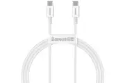 Baseus Superior Series Fast Charging Data Cable USB-C to USB-C 100W 1Meter - White