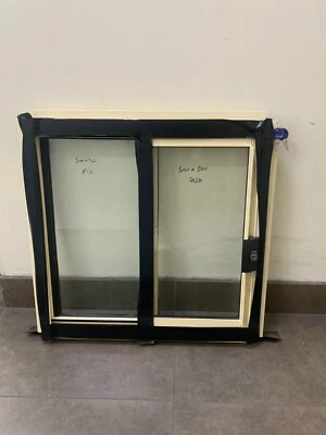 500H x 500W Aluminium Sliding Window - Primrose Frame
