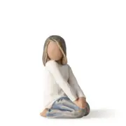 Willow Tree Figurine Joyful Child (Darker Skin Tone & Hair) Susan Lordi 27346