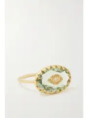 [Pascale Monvoisin] Pascale Monvoisin - Souad 9-karat Gold, Labradorite And Diamond Ring - 7 1/2 7 1/2 Gold