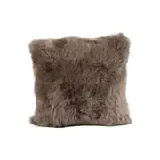 Auskin The Gulgong Sheepskin Cushion Home Sofa/Couch Pillow Square 50cm Vole