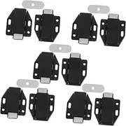 Uonlytech 10Pcs Magnetic Cabinet Door Latch Push Latch for Doors Automatic Rebound Mechanism Quiet for Effortless Closure