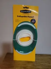 Granite-Ware Collapsible Canning Funnel Regular & Wide Mouth Jars Heat Safe New