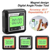 4*90° Digital Level Protractor Inclinometer Magnetic Angle Gauge with Backlight