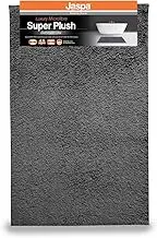 Jaspa JABMFCPLGR Superplush Bath Mat (Grey) 2 PK