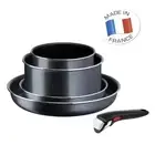 TEFAL Ingenio XL Force Titanium Non-Stick 5 Piece Cookware Set Black