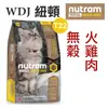 WDJ★紐頓．T22無榖全貓(火雞肉+雞肉)【2KG】添加薑黃-狗族文化村