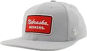 Zephyr ZHATS Standard NCAA Officially Licensed Fitted Hat M15Z Brick Light Gray