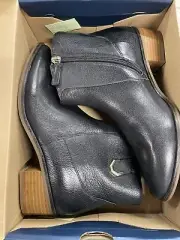 Cole Haan Women’s Maci Bootie Black Leather No. W18684 Sz 7-1/2B