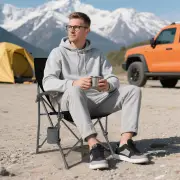 Costway2 Portable Camping Chairs with Cup Holder and Side Pocket-Black