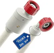 [VIOKS] Aquastop Washing Machine Hose 2 m Water Stop 3/4 Inch for Siemens Washing Machine & Dishwasher Table Dishwasher Bauknecht Dishwasher/Privileg/Bosch