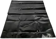 HDPE Waterproof Liner Sheet 3.28x6.56 Foot 0.2mm Black for Small Repairs, Gardening Projects, Mini Ponds