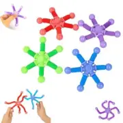 Creative Telescopic Tube Gyroscope Deformable Rotary Gyroscope Kids