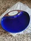Nora Fleming & JK Adams RETIRED Black Walnut Tidbit Dish, Candy RARE NWOB