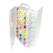 Double-Sided Storage Organizer 46 Grids Sewing Organizer Portable Thread Stor...