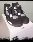 Air Jordan 4 Retro White Thunder Black/White Size-13 Deadstock