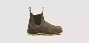 Blundstone 1944 Men's Rustic Brown Leather Elastic Sided Ankle Chelsea Boots