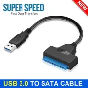 SATA to USB Cable Hard Drive Converter SSD & HDD Data Transfer Support Adapter