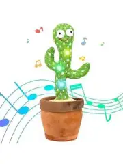 1Pc-Dancing Talking Cactus Toys for Baby Boys and Girls, Singing Mimicking Recor