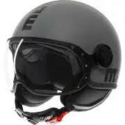 FGTR Classic Mono Matt Grey Jet Helmet