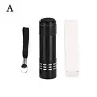 Super Bright Mini Torch Light Weight Flashlight - 9 bright LED