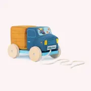 Pull Along Truck - Blue by Lilliputiens | the memo