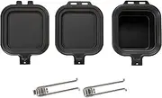 BUNDOK BD-916 Iron Cooker Set, Hot Sand, Frying Pan, Pot, Handle, Detachable