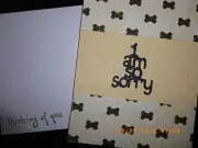Handmade Beloved Pet Dog Cat Sympathy Card Embossed Thinking of You ~ORIGINAL~