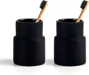 Matte Toothbrush and Toothpaste Holder,Toothbrush Holder,Modern Ceramic Toothbru