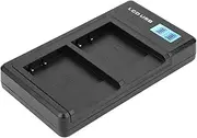 Jectse Portable Camera Battery Charger with LCD Display for NP-BN1, USB Dual, 4.2V/4.35V 0.6A 2 x 5W