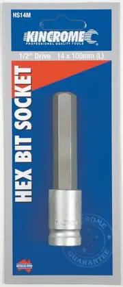 Kincrome HS14M - Hex Bit Socket 14mm 1/2" Drive
