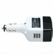 Portable 12V/24V to 220V DC to AC Power Converter Adapter Inverter USB Charger