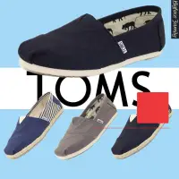 在飛比找蝦皮購物優惠-(真實圖像) Toms 時尚的橡膠鞋底男鞋 - L1