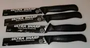 Vintage Ultra Sharp Steak Knives, Set Of 4, Surgical Stainless