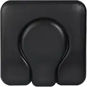 Amagogo PU Commode Seat Cushion Sponge Padded for Bedside Commodes Shower Wheelchairs Soft Pad for Handicapped Bedridden Disabled, Gourd Hole Seat Pad
