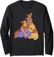 [Disney] Winnie the Pooh Hundred Acre Kanga Roo Group Hug Long Sleeve T-Shirt