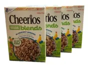 4 Packs Of Cheerios VEGGIE BLENDS BLUEBERRY BANANA 10.6 Oz. 04/25+ General Mills