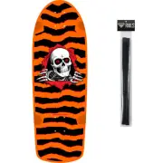 Powell Peralta Skateboard Deck OG Ripper Orange Old School Reissue, rails